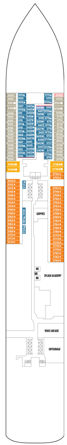 Deck 5 (on or after 30 Aug 2020)