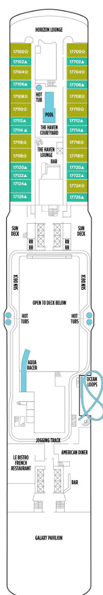 Deck 17 (on or after 30 Aug 2020)