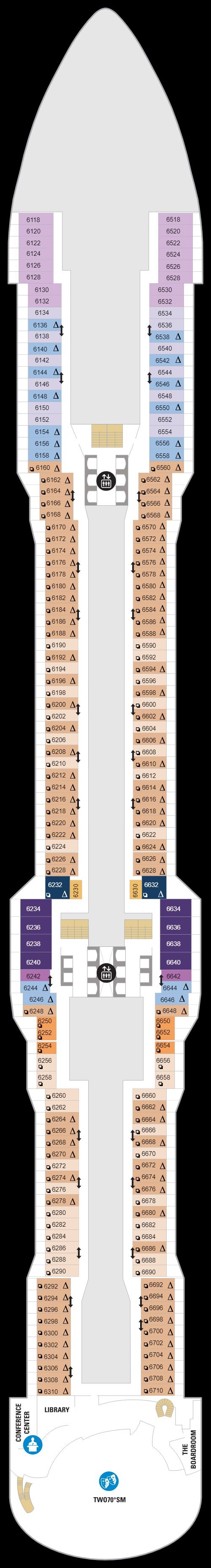 Deck 6 (18 May 2019 - 14 Jan 2020)