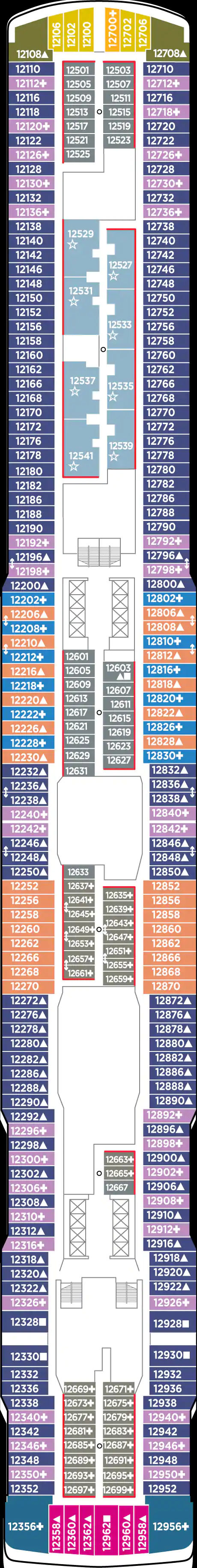Deck 12 (on or after 19 Sep 2020)