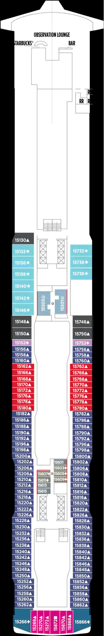 Deck 15 (on or after 19 Sep 2020)