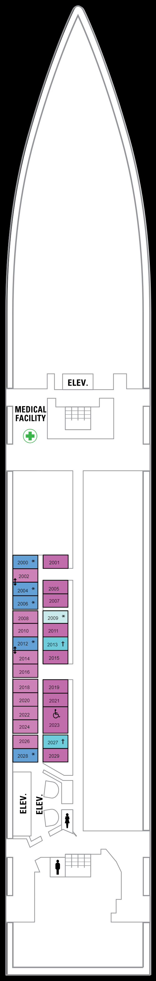 Deck 2 (02 May - 25 Oct 2020)
