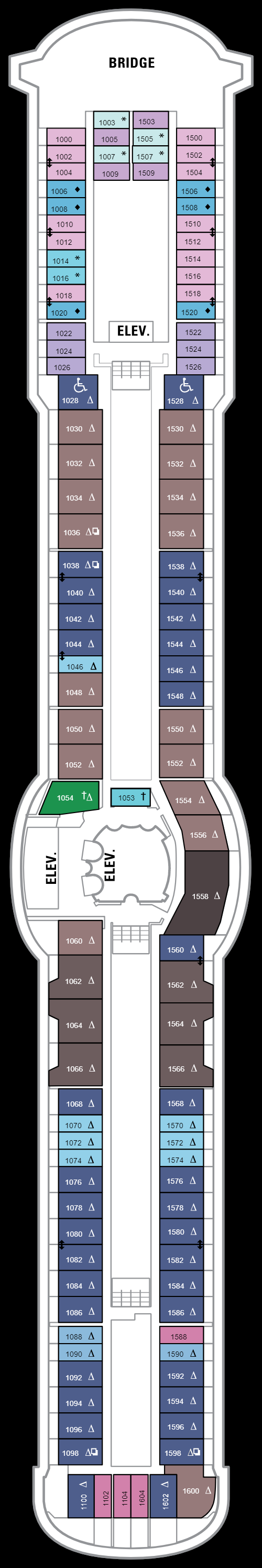 Deck 10 (02 May - 25 Oct 2020)