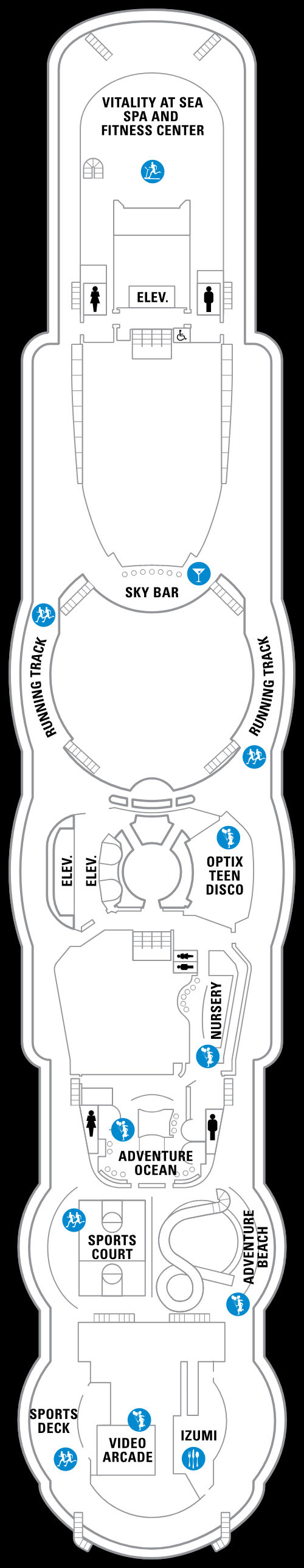 Deck 12 (02 May - 25 Oct 2020)