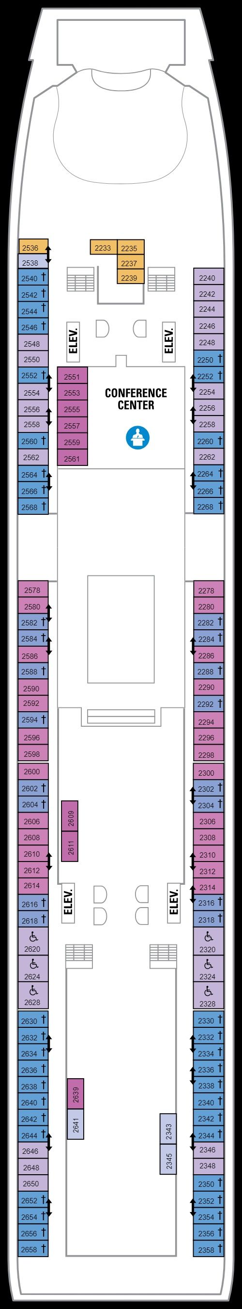 Deck 2 (Until 25 April 2020)