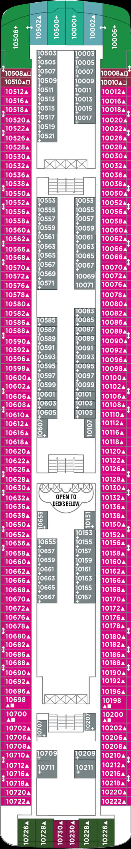 Deck 10 (on or after 08 Nov 2020)