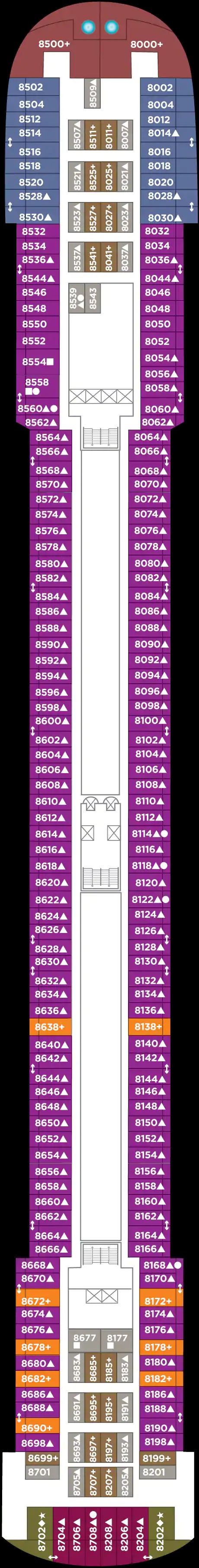 Deck 8 (on or after 30 Apr 2022)