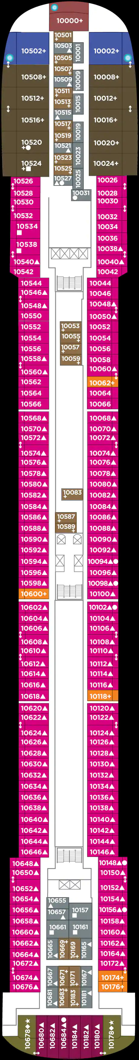 Deck 10 (on or after 30 Apr 2022)