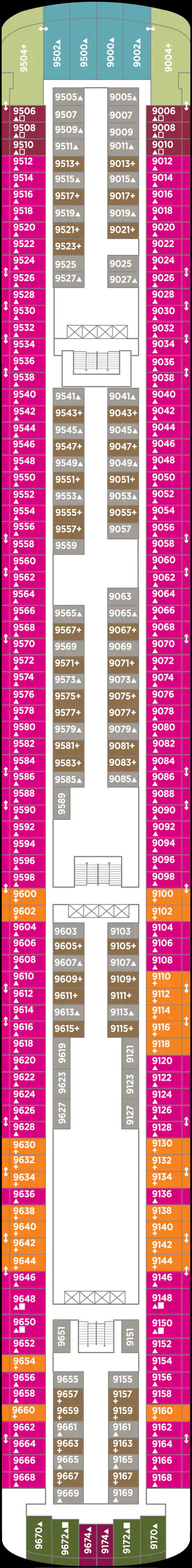 Deck 9 (on or after 14 Sep 2020)