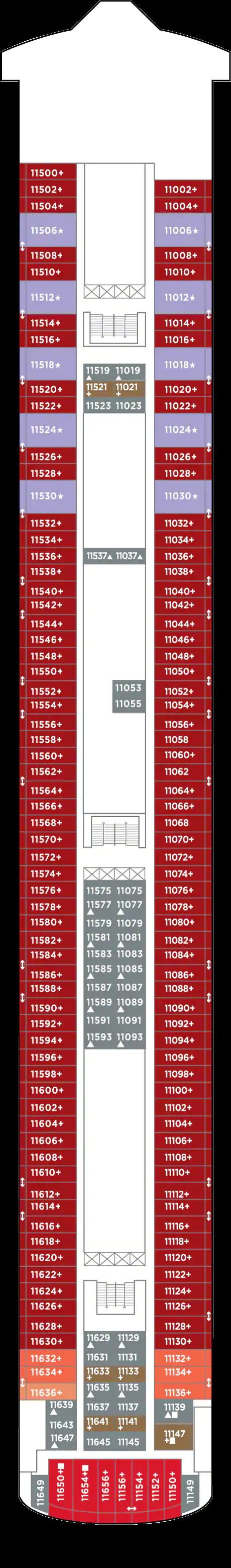 Deck 11 (on or after 14 Sep 2020)