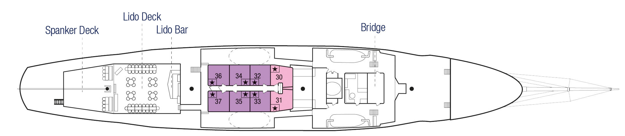 Captain's & Lido Deck