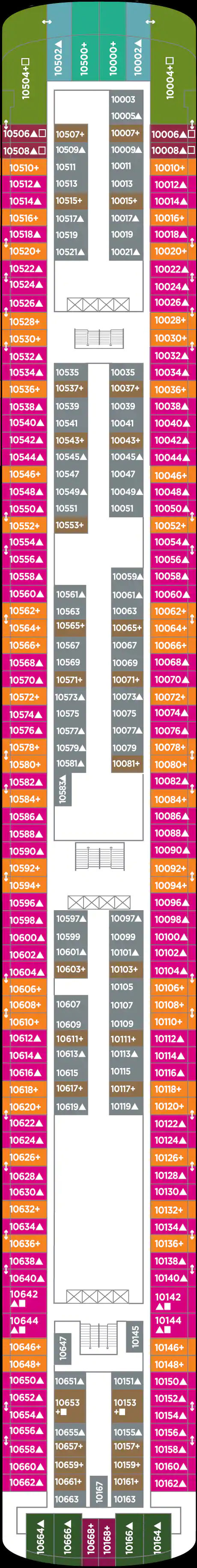Deck 10 (on or after 30 Oct 2020)