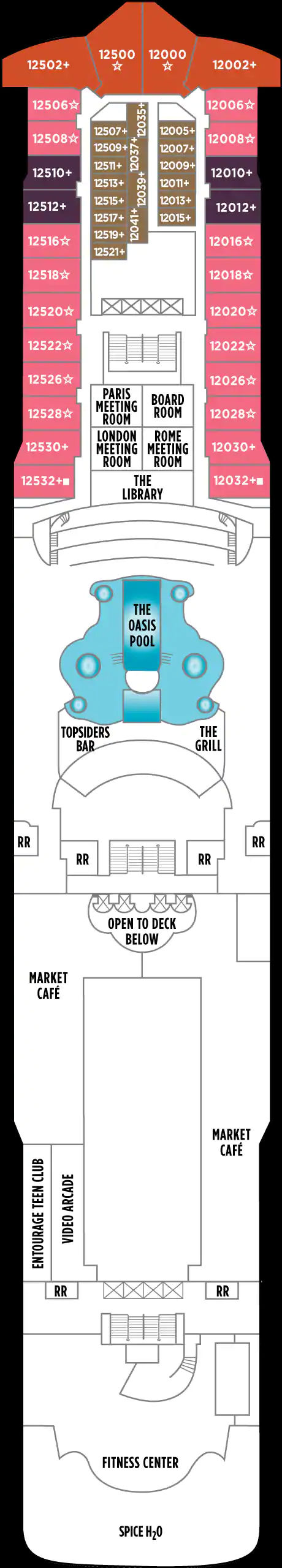 Deck 12 (on or after 29 Nov 2020)