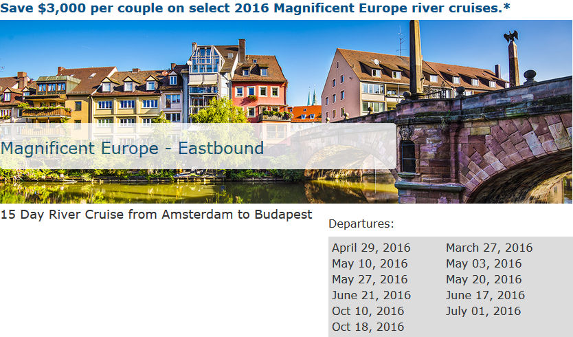 2016 Avalon River Cruises