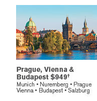 Prague Vienna & Budapest