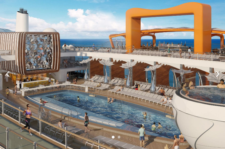 Celebrity Edge Pool Deck picture