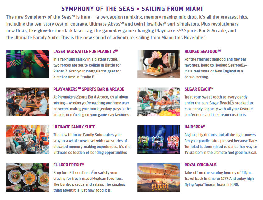 How to Make the Most Out of Your Cruise on the Symphony of the Seas