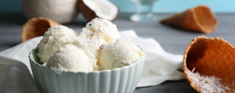 Oceania Cruise Line Recipes: South Pacific-Style Coconut Ice Cream