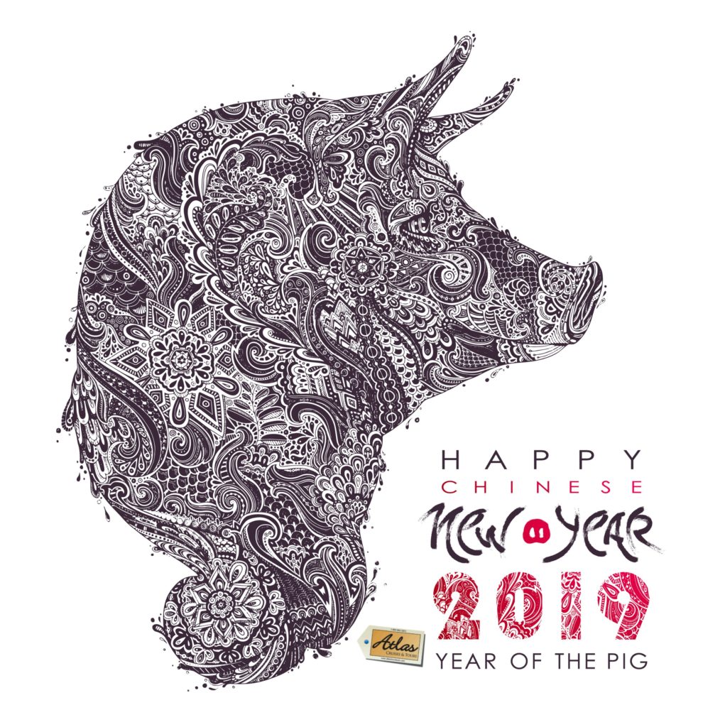 30 Beistle 54864-PIG 2019 Year of the Pig Danglers 4 Piece Red/Yellow/Gold/Silver 30 Beistle 54864-PIG 2019 Year of the Pig Danglers 4 Piece Red/Yellow/Gold/Silver