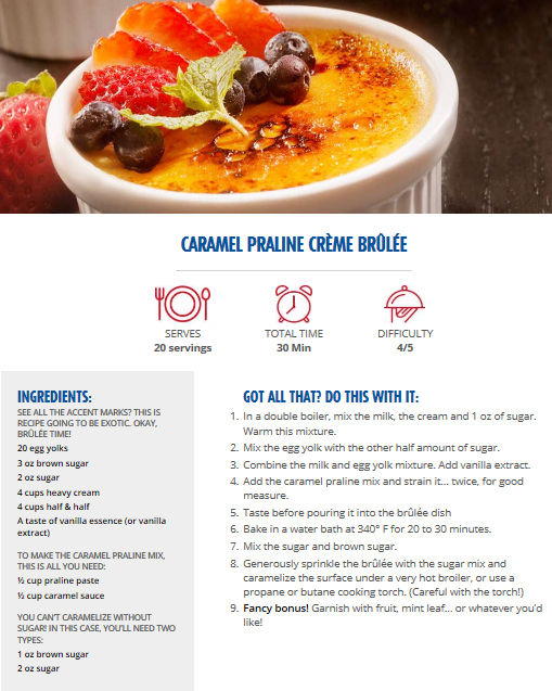 Carnival Creme Brulee Recipe