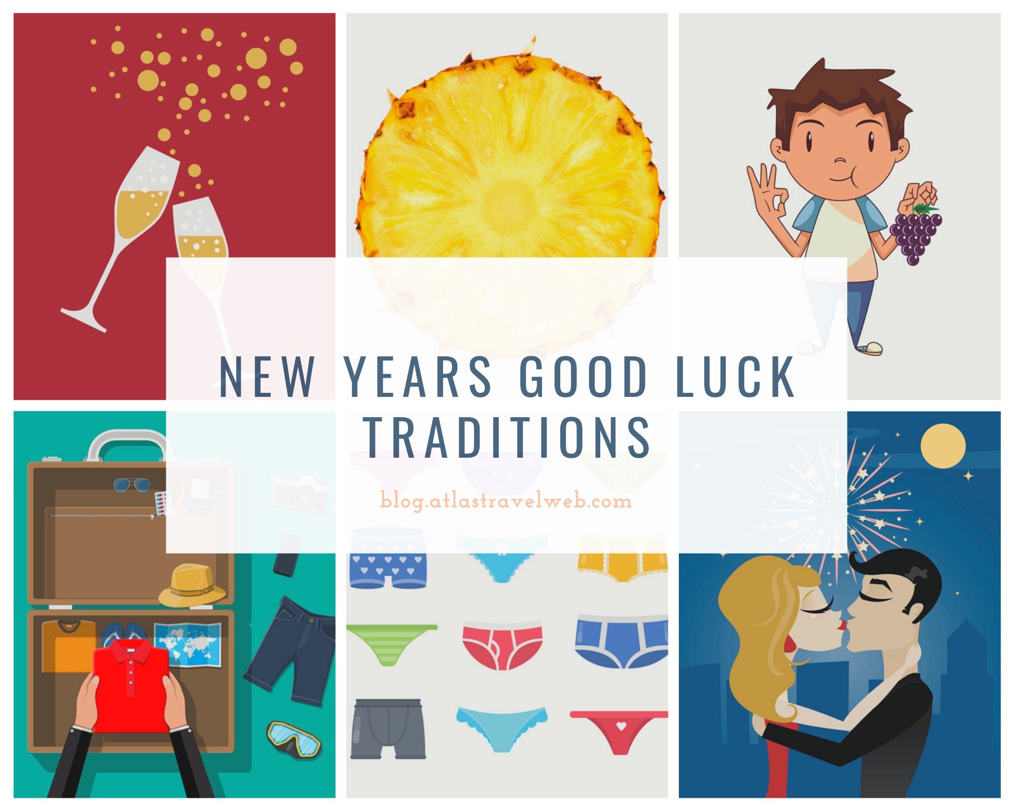 New Year traditions for good luck and love: Yellow and pink undies