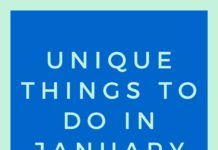 Unique Things to do in January