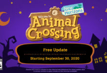 Animal Crossing New Horizons Halloween Update