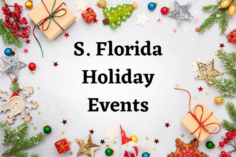 South Florida Holiday Events Including DriveThru Christmas Displays