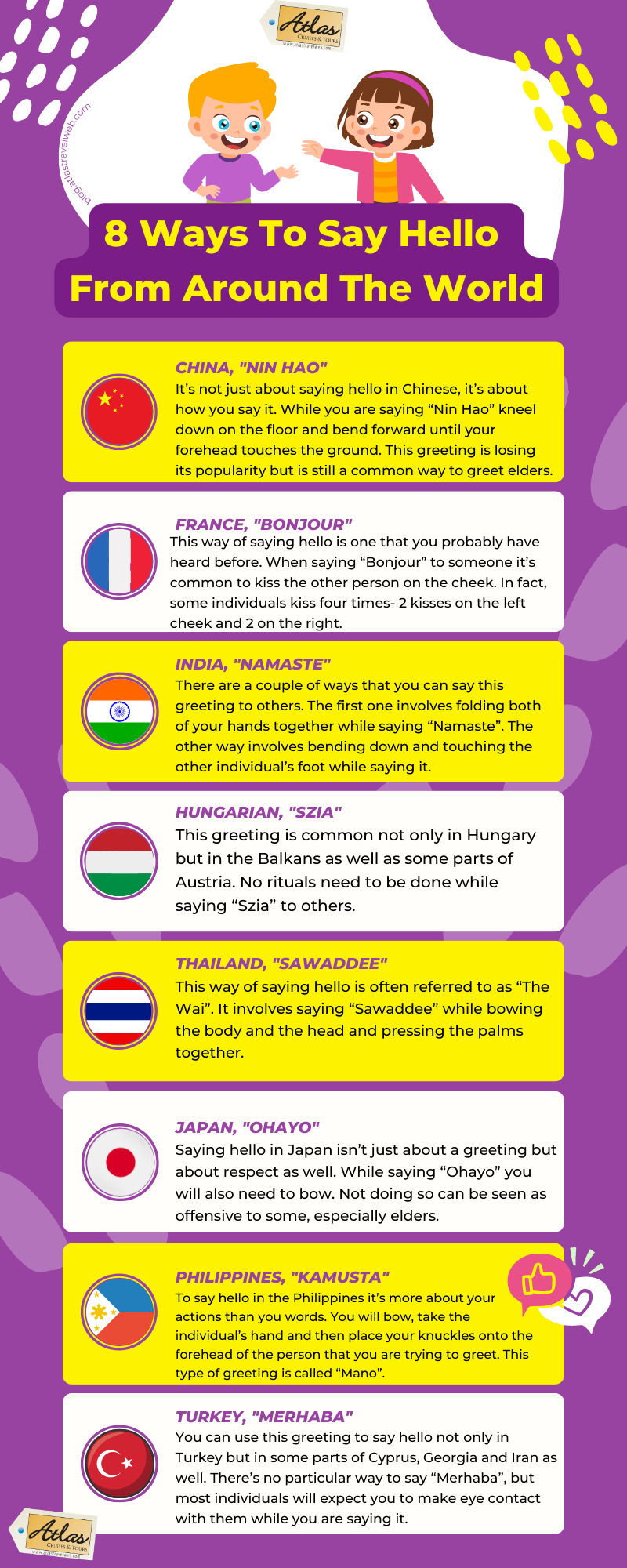 8 Ways To Say Hello From Around The World