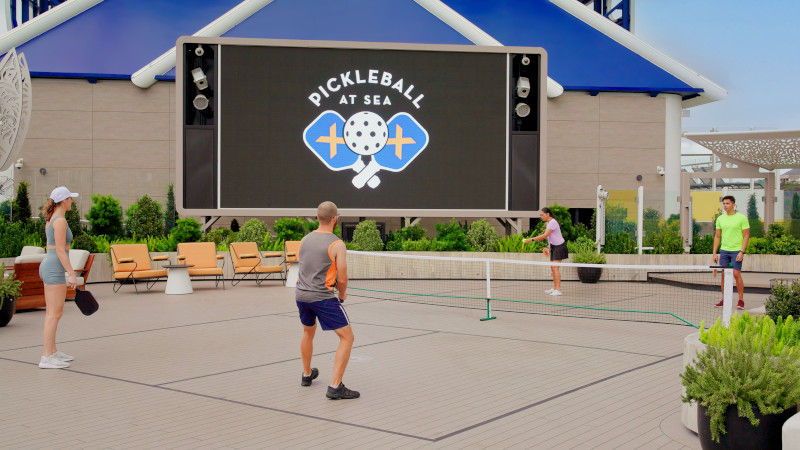 pickleball at sea