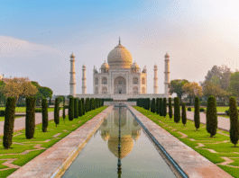 India for First-Time American Travelers: What to Expect Taj Mahal at sunrise
