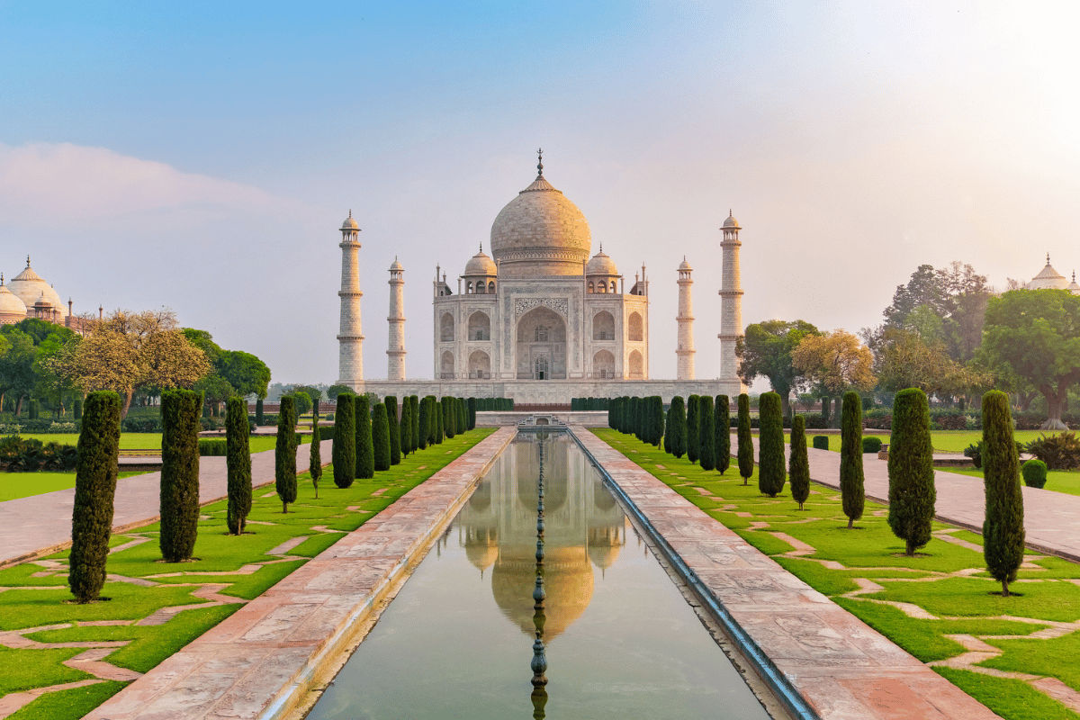 taj26 Taj Mahal at sunrise