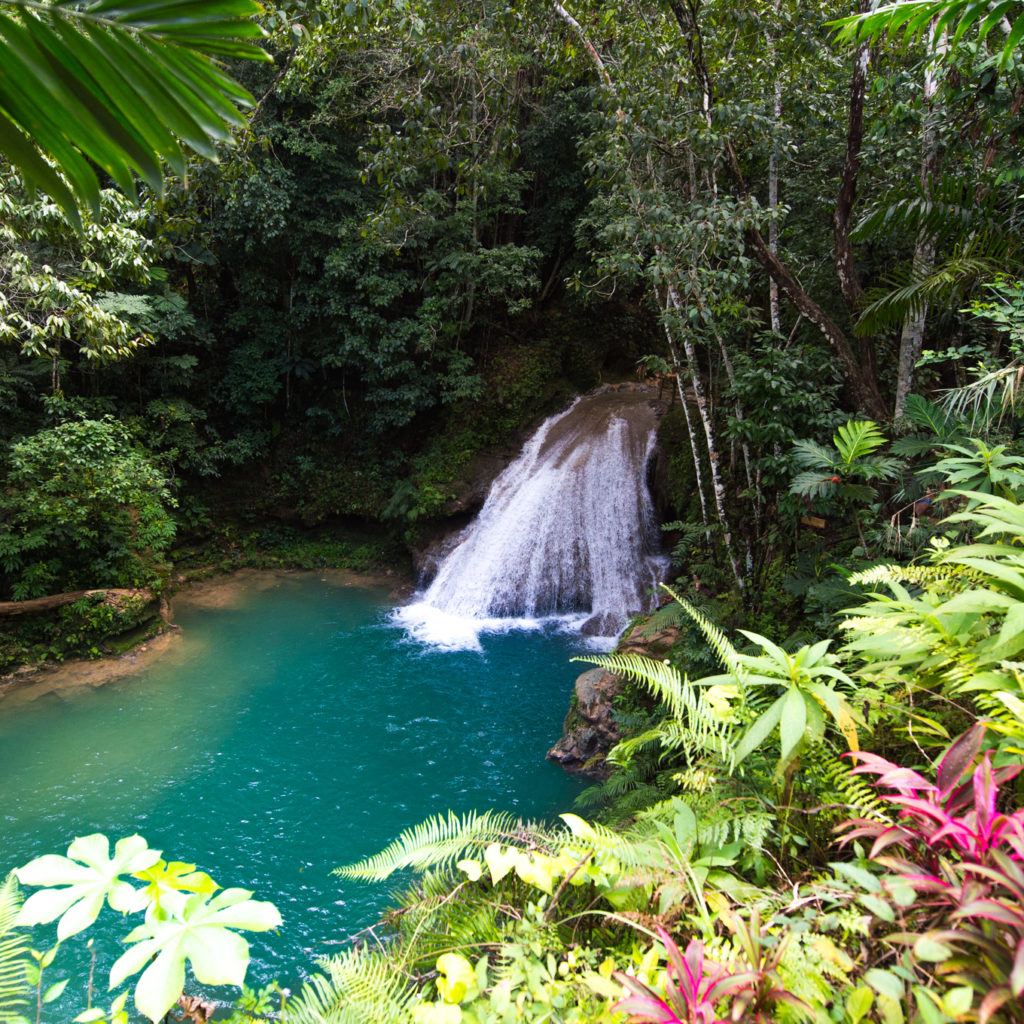 Waterfall of the Blue Hole, Jamaica