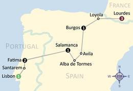 Fatima, Spain, Lourdes & Oberammergau Passion Play