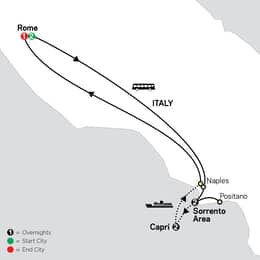 Gourmet Rome, Sorrento and Capri (63102027)