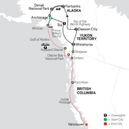 Alaska and the Yukon with Alaska Cruise (83652027)