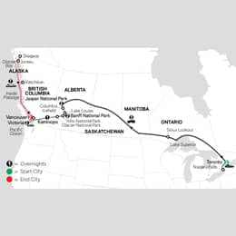 Canadian Train Odyssey with Alaska Cruise (89652027)