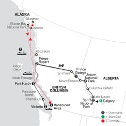 Western Canada with Inside Passage and Alaska Cruise (89852027)