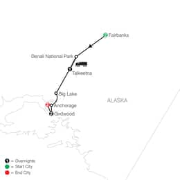 Alaskas Northern Lights with Iditarod (AAE2027)