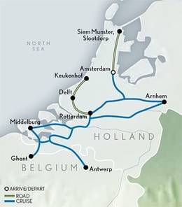 Cruising Holland and Belgium in Bloom