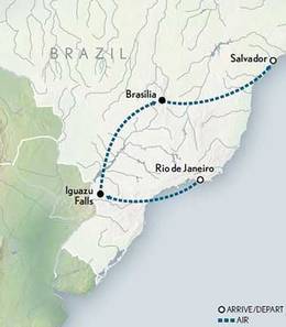 Tailor Made Brazil Rhythms of Rio, Iguazu and Bahia