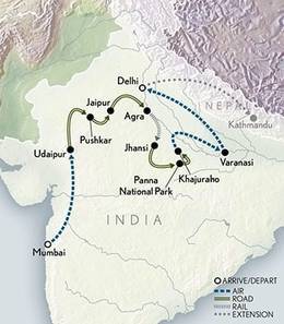 Taj Mahal and the Treasures of India Pushkar Fair