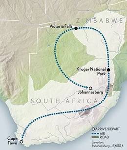 Tailor Made South Africa and Victoria Falls 