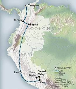 Tailor Made Peru and Colombia Andean Marvels and Coastal Charms 