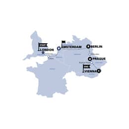 London to Vienna Trail | Start London | Gap Year 1822 | Summer | 2026
