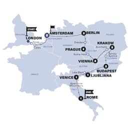 London to Rome Trail | Age 1822 | Start Amsterdam | Summer | 2026