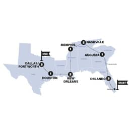 USA Miami to Dallas Road Trip | 2027