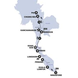 Thailand, Malaysia and Singapore Escapade