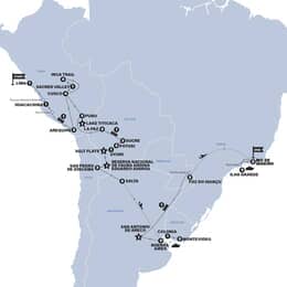 South America Lima to Rio with Inca Trail Trek | Summer 2027