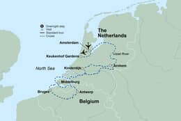 Holland and Belgium Springtime River Cruise (9 Days, Alternative)